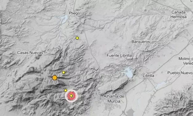 La Región de Murcia encadena nueve terremotos entre este domingo y lunes