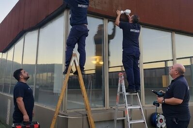 Las obras para reparar la fachada del hospital Santa Lucía comenzarán en marzo