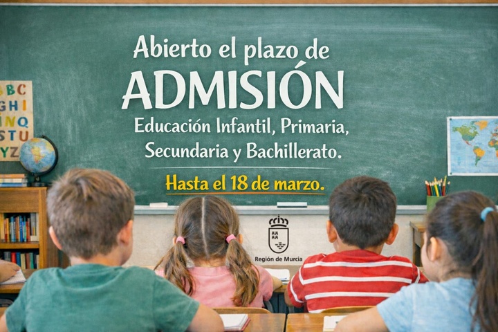 Comienza el plazo de admisión del próximo curso para alumnos de Infantil, Secundaria y Bachillerato