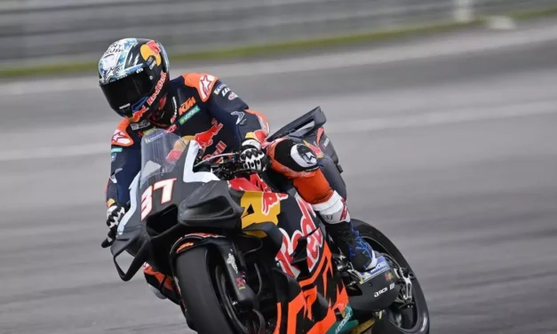 Pedro Acosta, cuarto en el segundo día de test de MotoGP