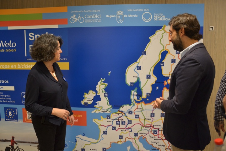 La Región se convierte en el epicentro del cicloturismo con la Asamblea y Jornada de EuroVelo España