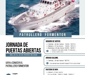 El patrullero “Formentor” abrirá sus puertas al público este fin de semana en Puerto de Mazarrón
