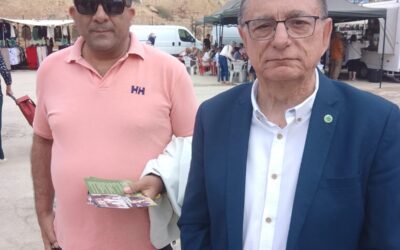 El Secretario General de la agrupación política 3 Edad en acción, Domingo Díaz Carillo ha visitado está mañana de domingo el municipio de Mazarrón