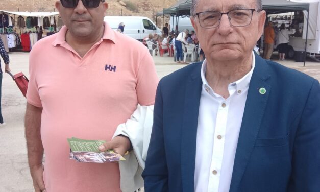 El Secretario General de la agrupación política 3 Edad en acción, Domingo Díaz Carillo ha visitado está mañana de domingo el municipio de Mazarrón