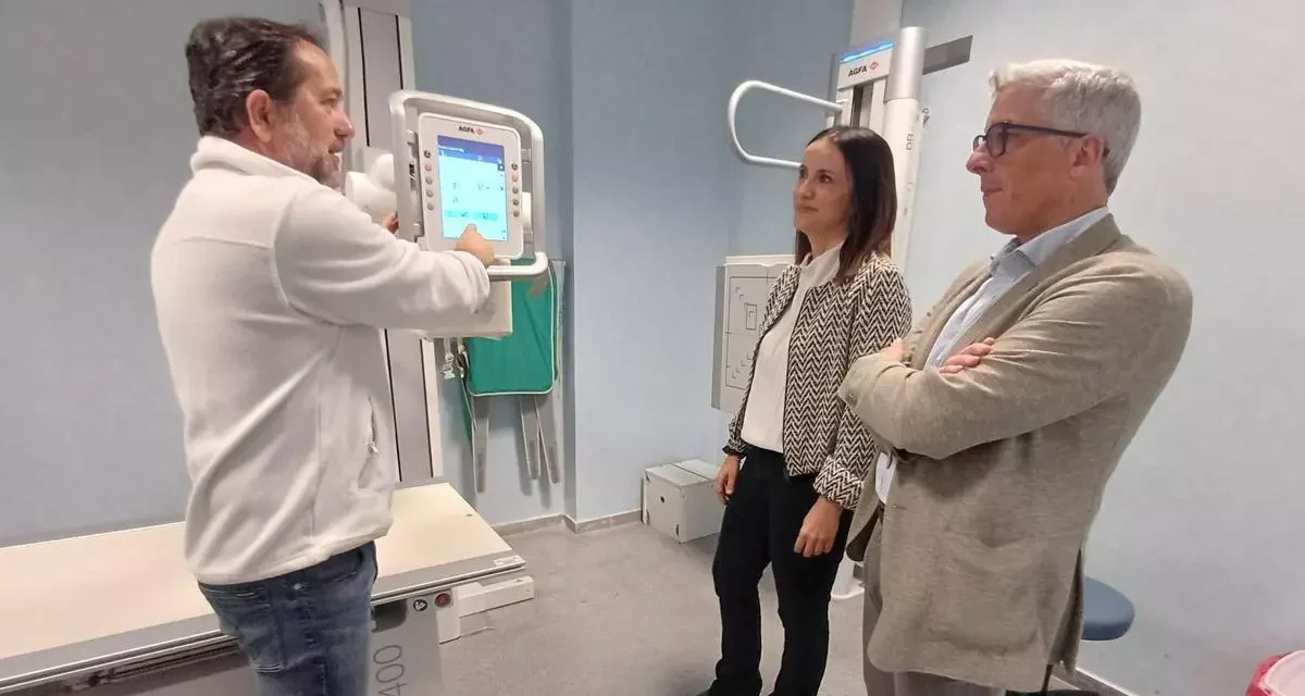 El centro de salud de Mazarrón cuenta con un equipo de radiología que evita el desplazamiento de pacientes al hospital