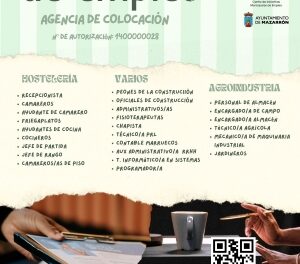 Ofertas de empleo activas de la Agencia de Colocación del Ayuntamiento de Mazarrón