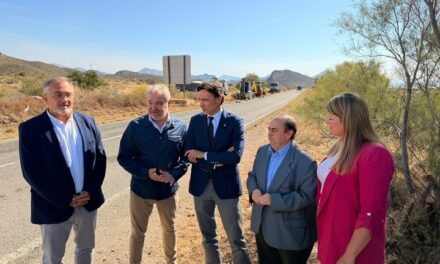 Fomento inicia las obras de mejora de la carretera entre Mazarrón y Lorca con una inversión superior a 1,2 millones