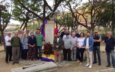 El partido socialista de Mazarrón organizó un acto en recuerdo de las victimas asesinadas en el campo de concentración de Mathaussen.