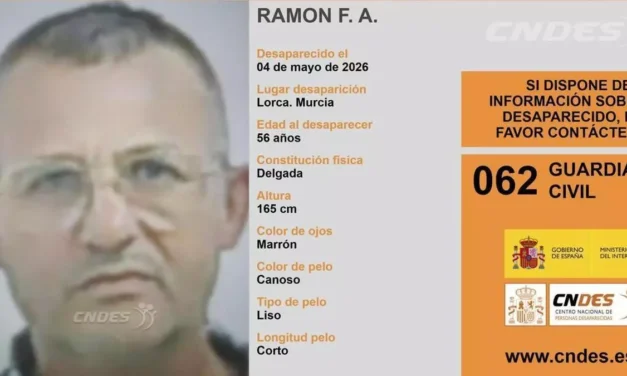 Continúa la búsqueda del hombre desaparecido tras el incendio de una casa en Mazarrón