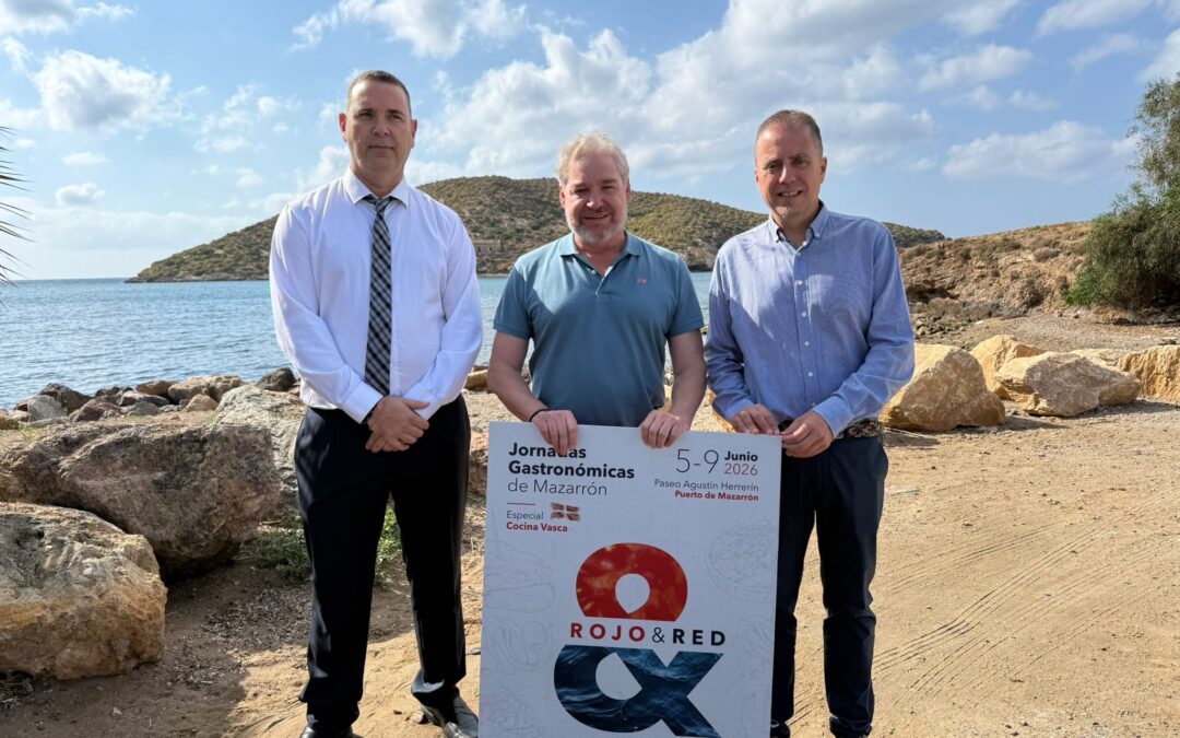 Puerto de Mazarrón reunirá a tres chefs vascos con Estrella Michelin y a los mejores sabores de la región en las Jornadas Gastronómicas Rojo & Red 2026