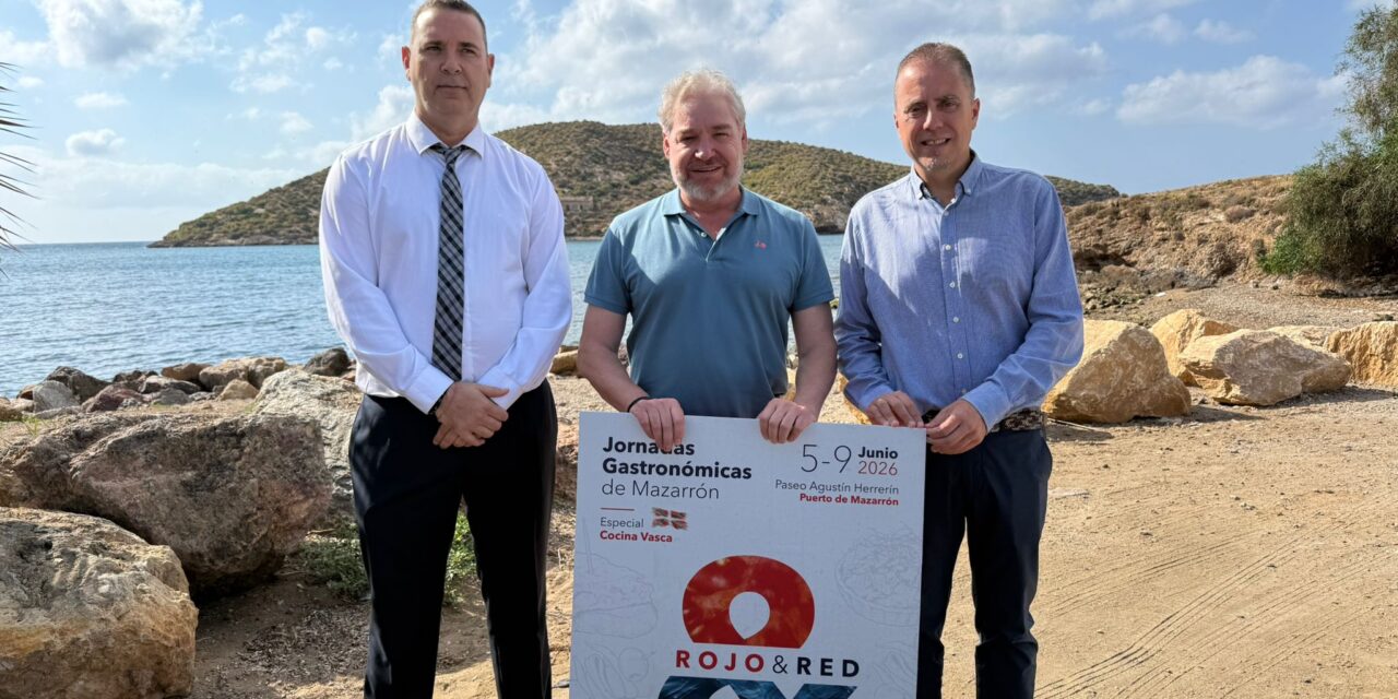 Puerto de Mazarrón reunirá a tres chefs vascos con Estrella Michelin y a los mejores sabores de la región en las Jornadas Gastronómicas Rojo & Red 2026