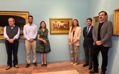 El lienzo ‘Venta de novillos’, de Eduardo Rosales, se instala en el Museo de Bellas Artes y comparte sala con su amigo Valdivieso, el mazarronero Domingo Valdivieso.