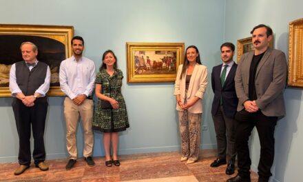 El lienzo ‘Venta de novillos’, de Eduardo Rosales, se instala en el Museo de Bellas Artes y comparte sala con su amigo Valdivieso, el mazarronero Domingo Valdivieso.