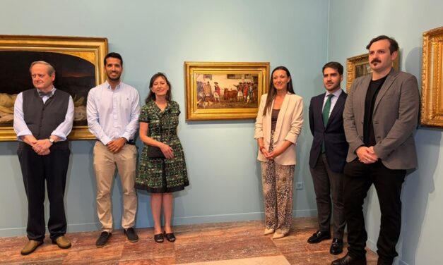 El lienzo ‘Venta de novillos’, de Eduardo Rosales, se instala en el Museo de Bellas Artes y comparte sala con su amigo Valdivieso, el mazarronero Domingo Valdivieso.