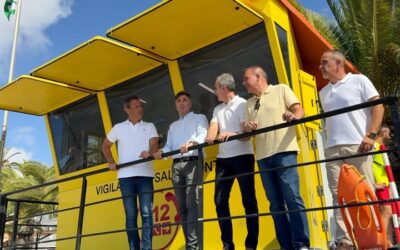Más de 300 personas forman el dispositivo para reforzar la seguridad de los bañistas