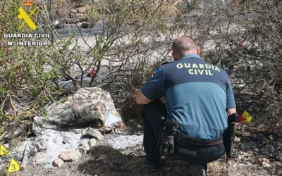 Una hoguera para cocinar, detrás del incendio que arrasó ocho hectáreas protegidas en Mazarrón