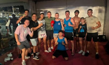 El colectivo de practicantes de King boxing en el municipio ya supera los 60 alumnos mas los alumnos de las Escuelas Deportivas Municipales