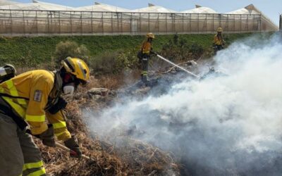 Servicios de emergencia extinguen quema descontrolada en Cañada Gallego