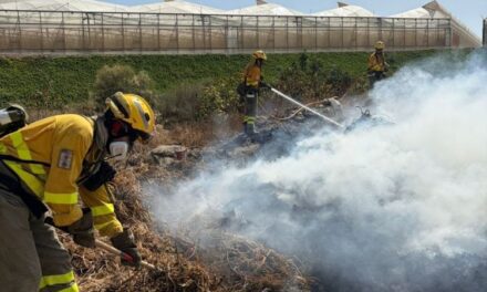 Servicios de emergencia extinguen quema descontrolada en Cañada Gallego