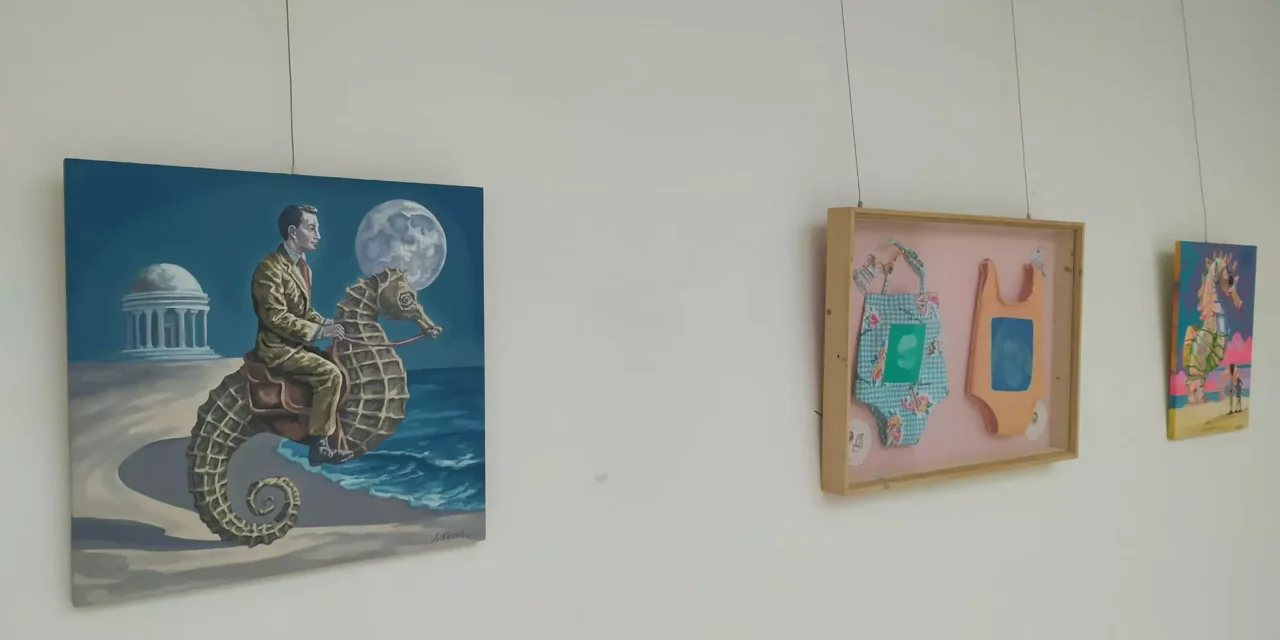 Veinticuatro artistas de la Región de Murcia exponen su visión del Mar Menor y Los Alcázares entre ellos tres de Mazarrón  Blas Miras, Isabel Guillermo y Luis Marino