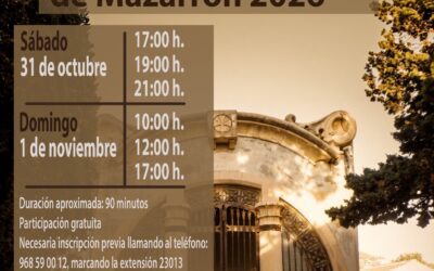 El Cementerio Municipal de Mazarrón abrirá sus puertas a visitas guiadas por Todos los Santos
