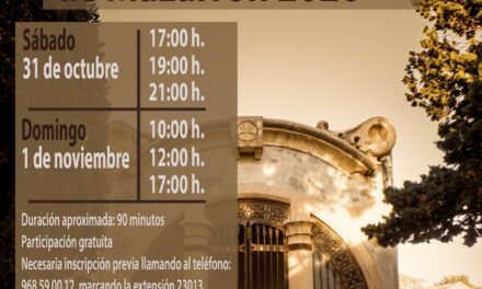 El Cementerio Municipal de Mazarrón abrirá sus puertas a visitas guiadas por Todos los Santos