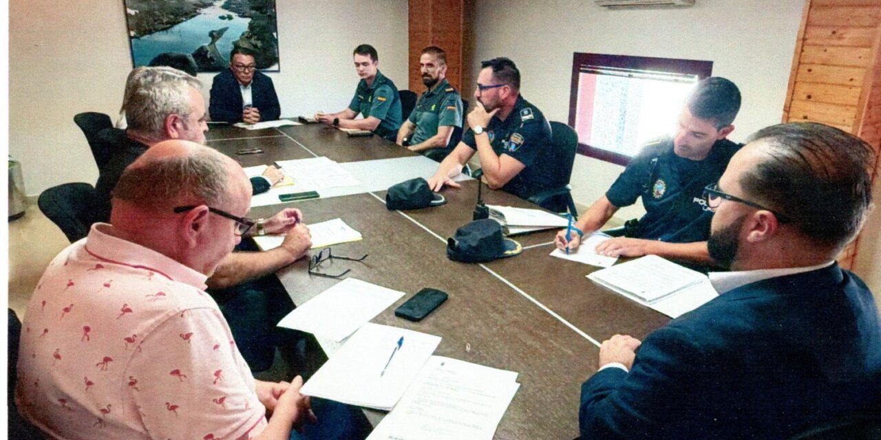 Junta de Seguridad en el Ayuntamiento de Mazarrón