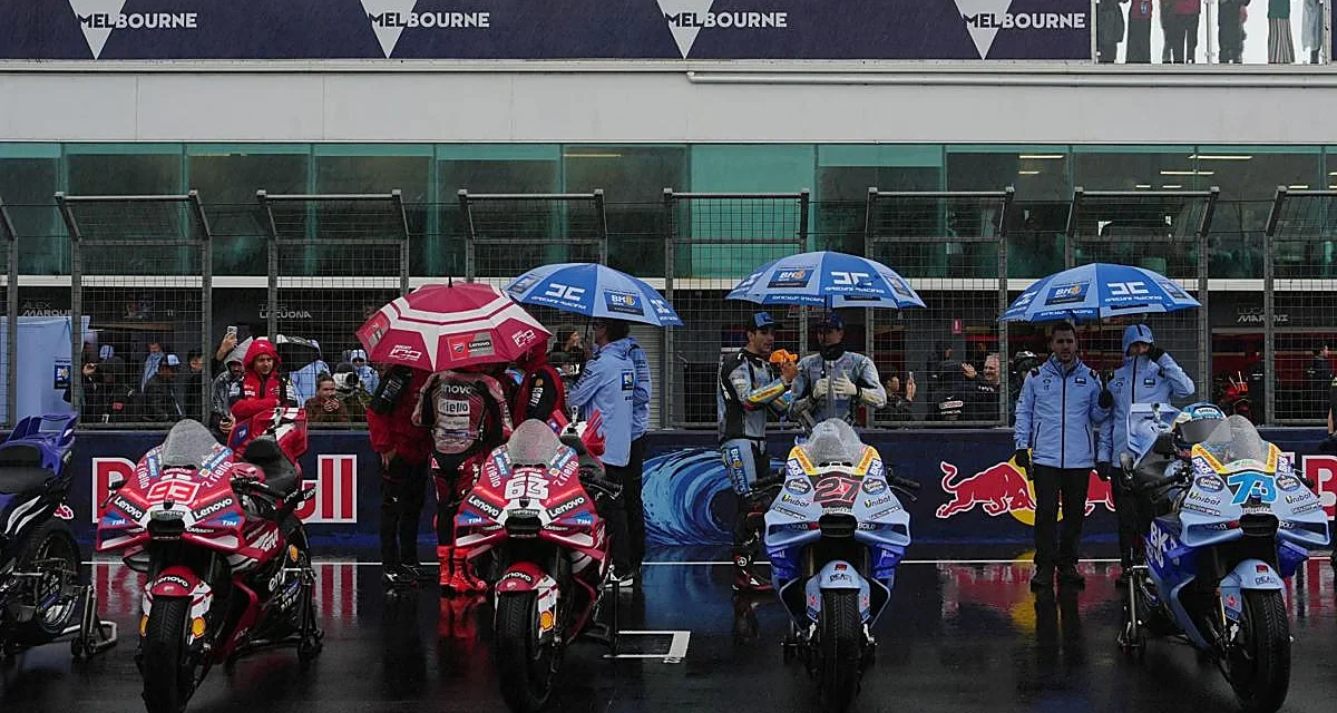 La lluvia cancela el Gran Premio de Australia y deja abierta la lucha por el Mundial de MotoGP